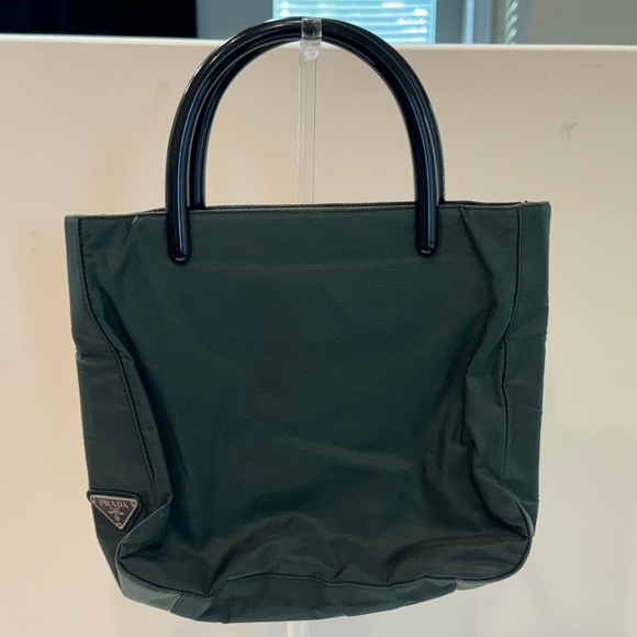 Prada Green Mini Tote Top-Handle - Picture 4 of 12